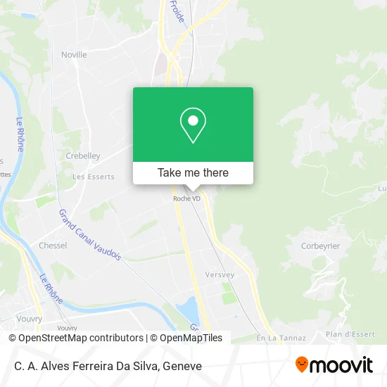 C. A. Alves Ferreira Da Silva map