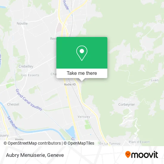 Aubry Menuiserie map