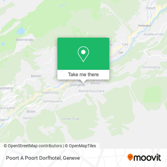 Poort A Poort Dorfhotel map
