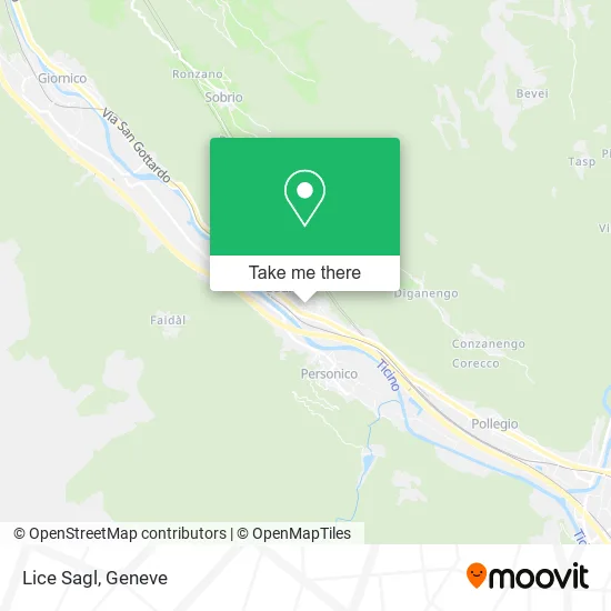 Lice Sagl map