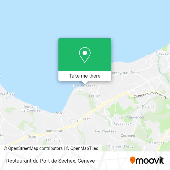Restaurant du Port de Sechex map