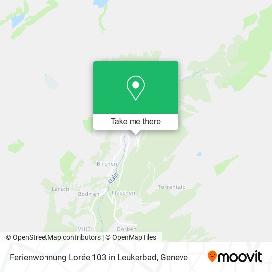 Ferienwohnung Lorée 103 in Leukerbad map