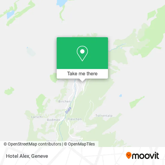 Hotel Alex map