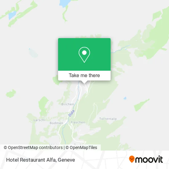 Hotel Restaurant Alfa map