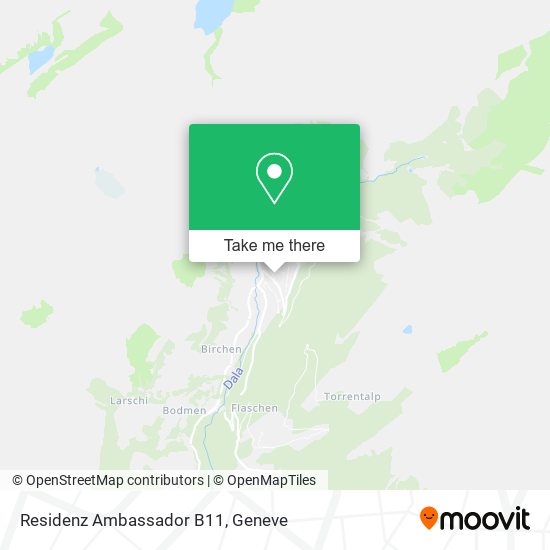 Residenz Ambassador B11 map