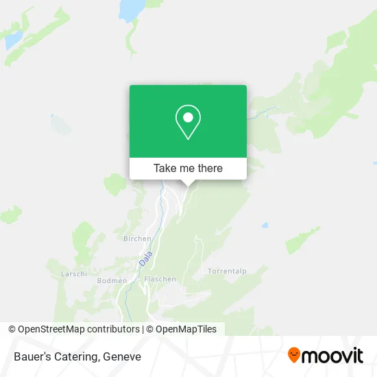 Bauer's Catering map