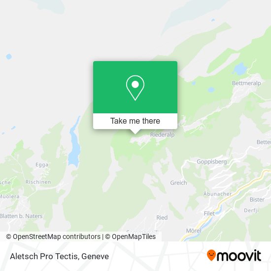 Aletsch Pro Tectis map