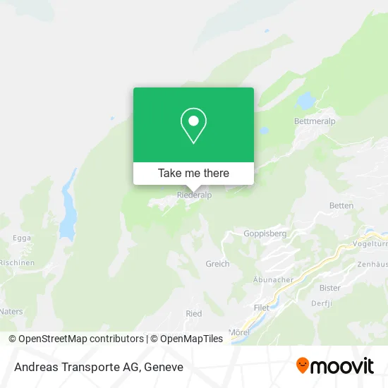 Andreas Transporte AG map