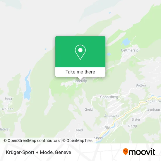 Krüger-Sport + Mode map