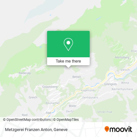 Metzgerei Franzen Anton map