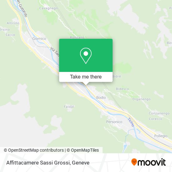 Affittacamere Sassi Grossi map