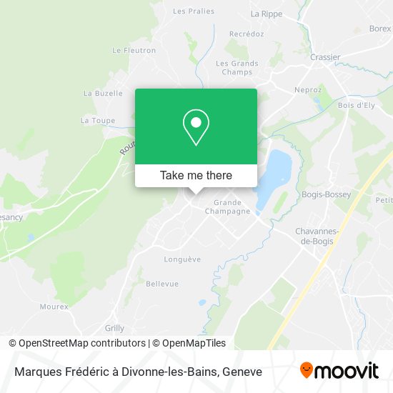 Marques Frédéric à Divonne-les-Bains map