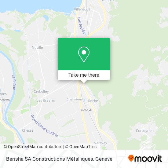 Berisha SA Constructions Métalliques map