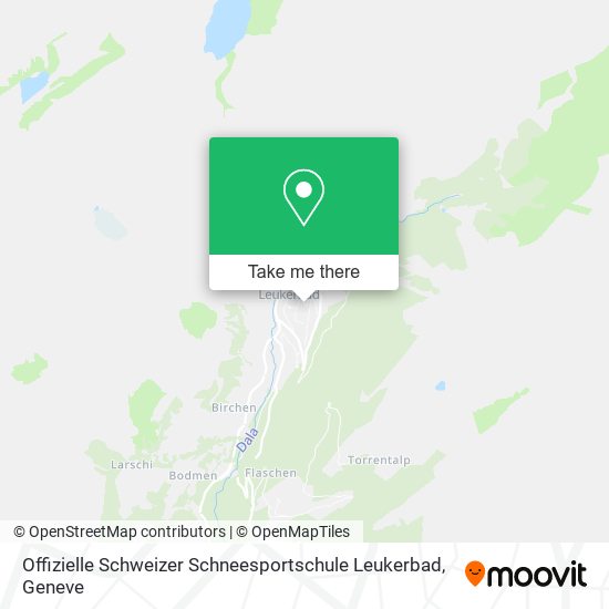 Offizielle Schweizer Schneesportschule Leukerbad map