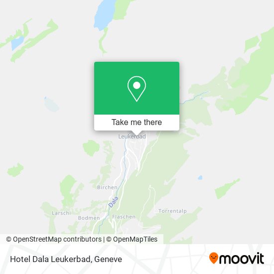 Hotel Dala Leukerbad map