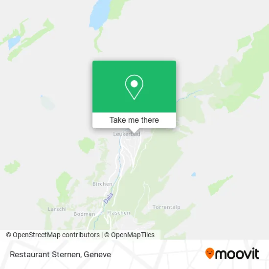 Restaurant Sternen map