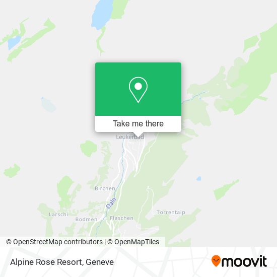 Alpine Rose Resort map