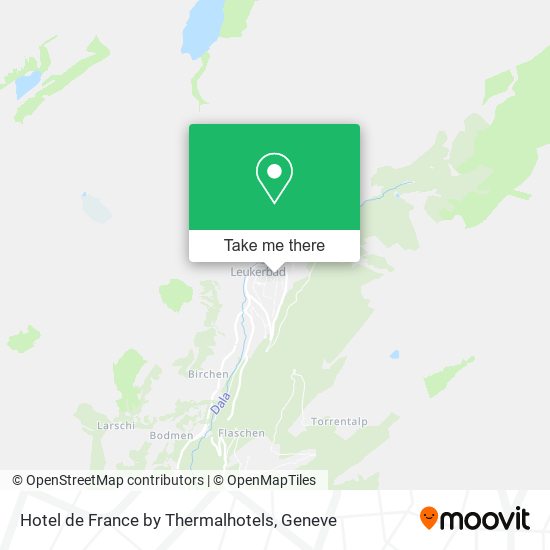 Hotel de France by Thermalhotels map