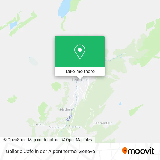 Galleria Café in der Alpentherme map