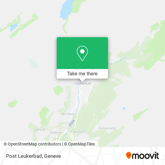 Post Leukerbad map