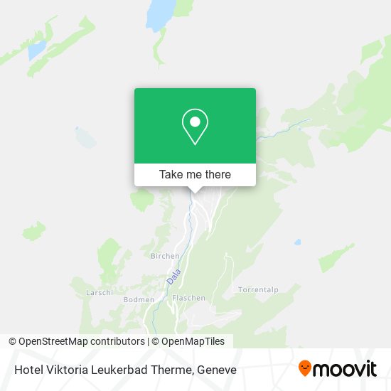 Hotel Viktoria Leukerbad Therme map