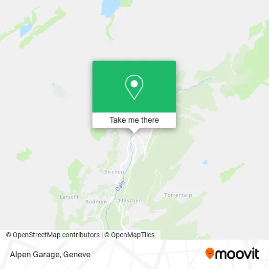 Alpen Garage map