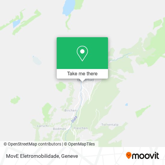 MovE Eletromobilidade map