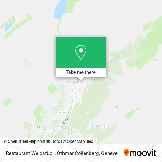 Restaurant Weidstübli, Othmar Collenberg map