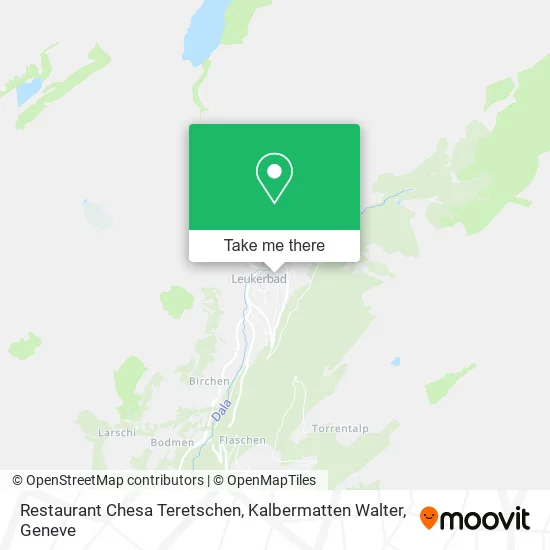Restaurant Chesa Teretschen, Kalbermatten Walter map