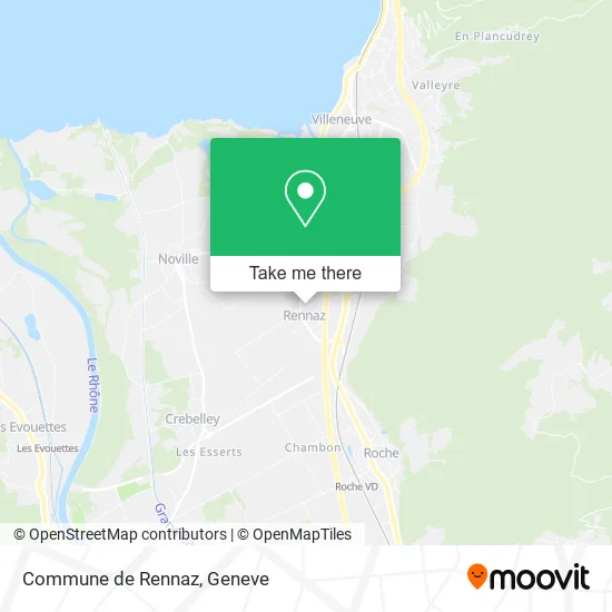 Commune de Rennaz map