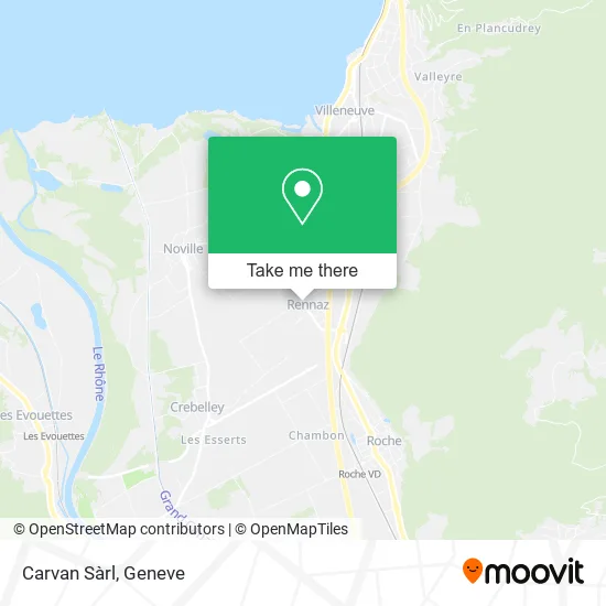 Carvan Sàrl map