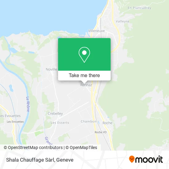 Shala Chauffage Sàrl map