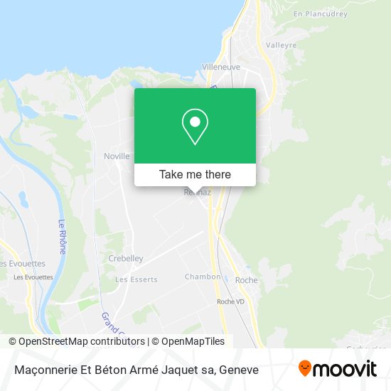 Maçonnerie Et Béton Armé Jaquet sa map