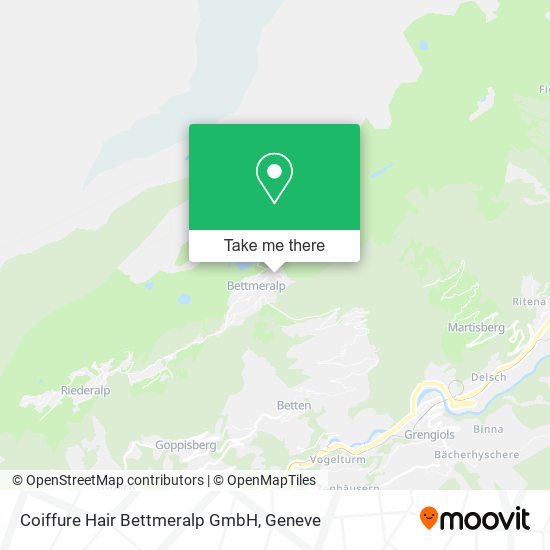 Coiffure Hair Bettmeralp GmbH map