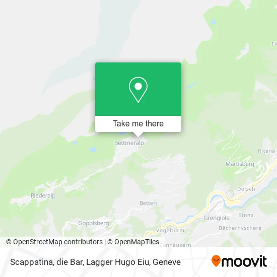 Scappatina, die Bar, Lagger Hugo Eiu map
