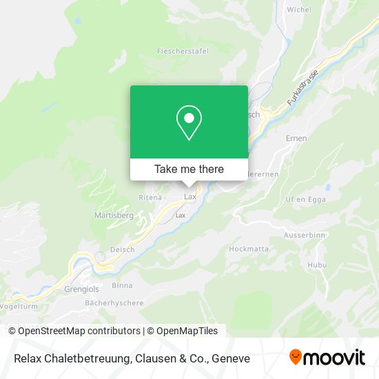 Relax Chaletbetreuung, Clausen & Co. map