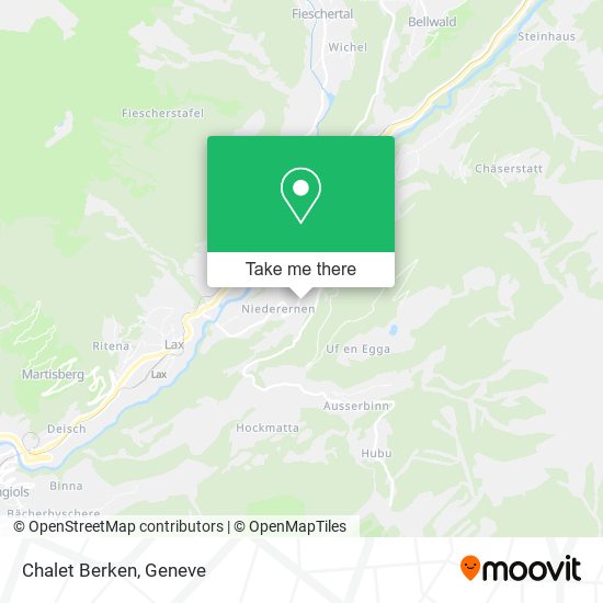 Chalet Berken map