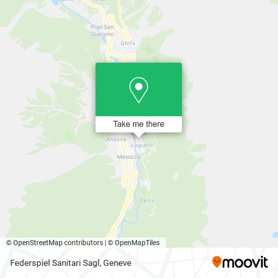 Federspiel Sanitari Sagl map