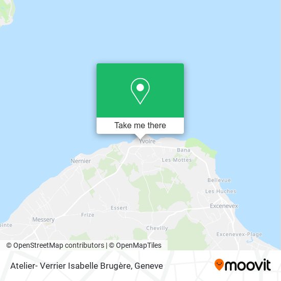 Atelier- Verrier Isabelle Brugère map