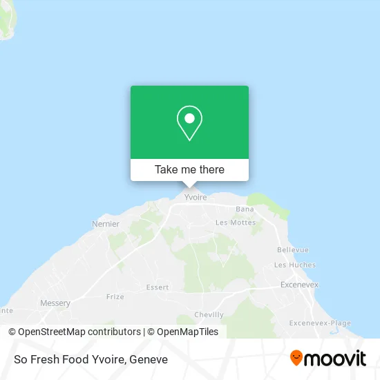 So Fresh Food Yvoire map