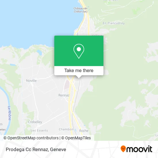 Prodega Cc Rennaz map