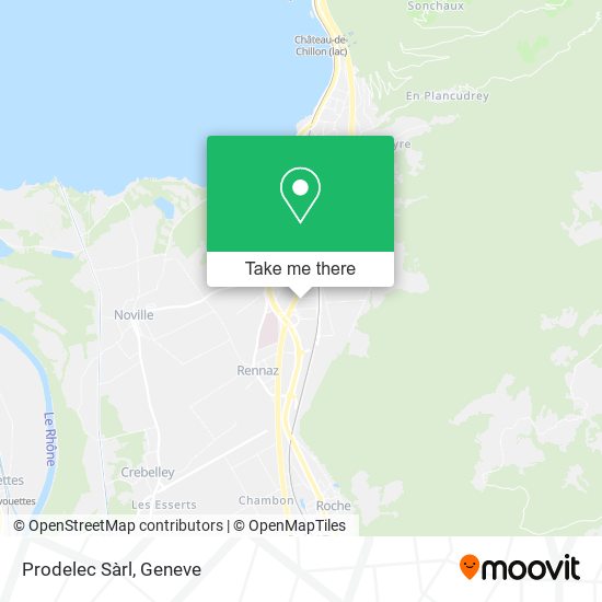 Prodelec Sàrl map