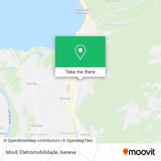 MovE Eletromobilidade map