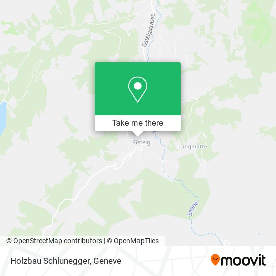 Holzbau Schlunegger map