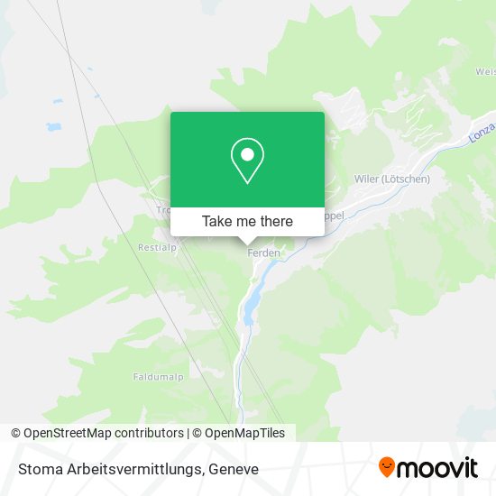 Stoma Arbeitsvermittlungs map