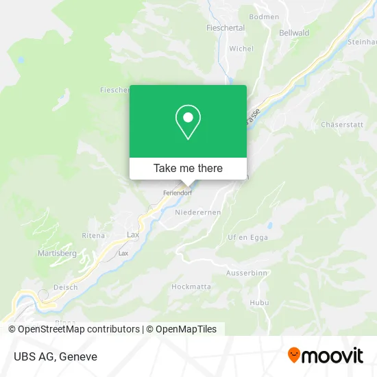 UBS AG map