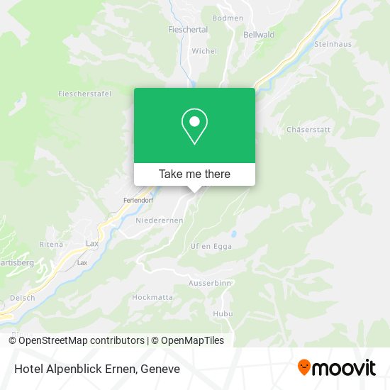 Hotel Alpenblick Ernen map