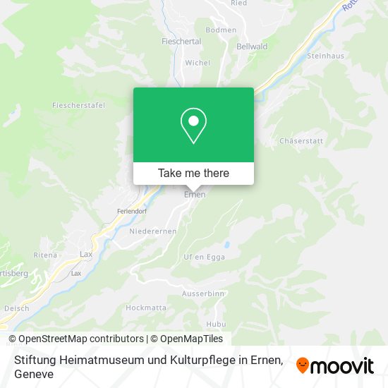 Stiftung Heimatmuseum und Kulturpflege in Ernen map