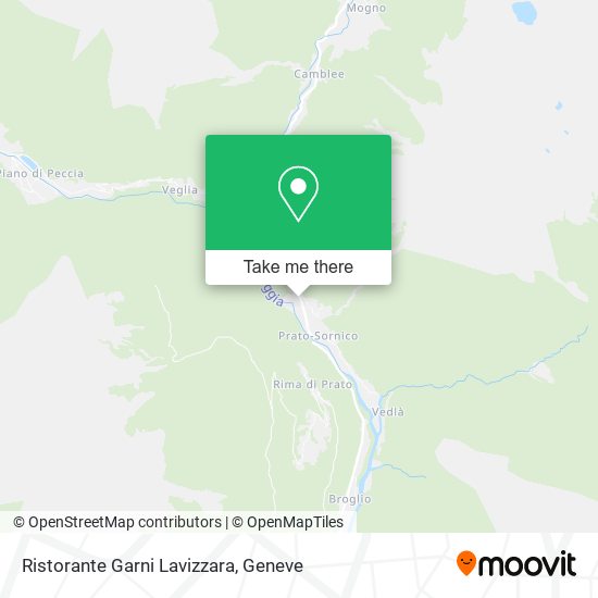 Ristorante Garni Lavizzara map