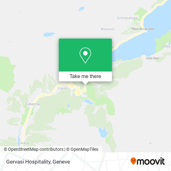 Gervasi Hospitality map